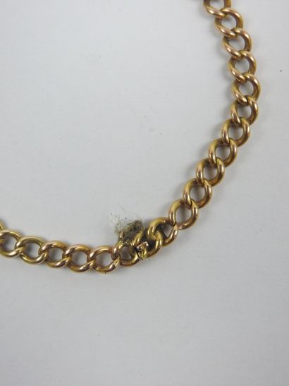 BRACELET in yellow gold 750/1000e. Weight:...