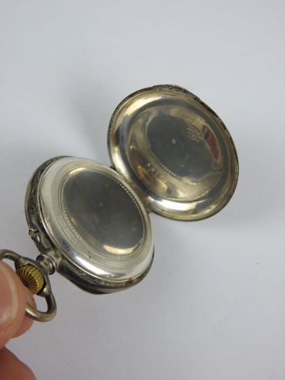 silver GOUSSET WATCH. Gross weight 56.77...