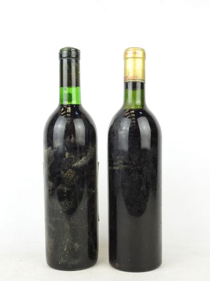 2 POMEROL bottles including 1 Château la...