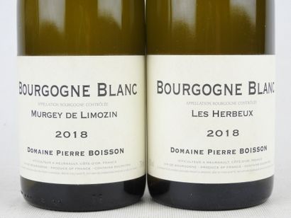 2 bottles Domaine Pierre Boisson Bourgogne...