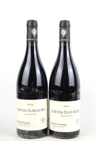 2 Bottles CORTON CLOS red Clos du roi 