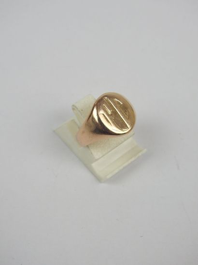 CHEVALLIERE ring, yellow gold 750/1000, FG....