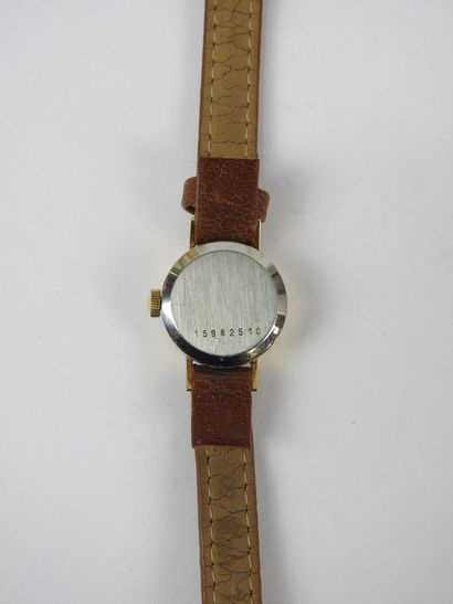 LONGINES: Ladies' watch in gilded metal and...