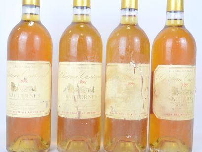4 bottles Sauternes Château Cantegril 1996....