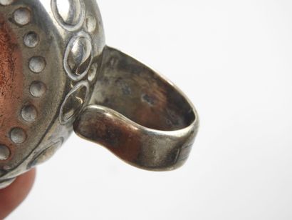 Silver TASTE-VIN with pastille motif, engraved...