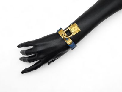 HERMÈS.
Gilt metal ladies' wristwatch, 