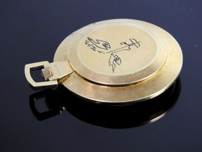 TISSOT: Stylist gold-plated pocket watch,...