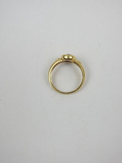 RING in yellow gold 750/1000th set with one...