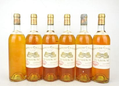 6 bottles Château Caillou Barsac Sauternes...