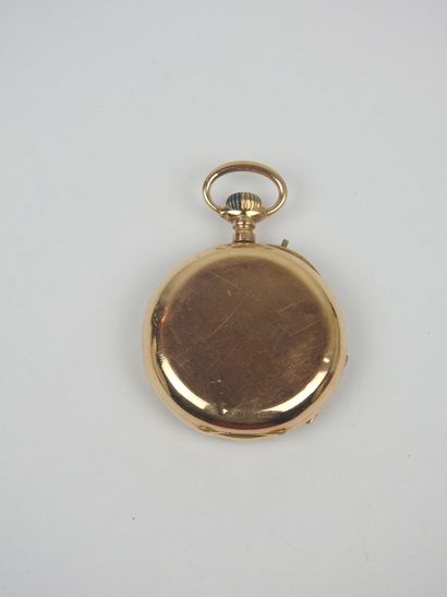 750/1000th yellow gold GOUSSET WATCH with...
