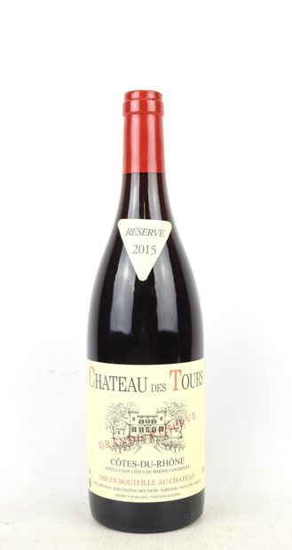 1 bottle Château des Tours Côtes du Rhône...
