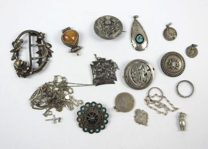 LOT of 800/1000th and 925/1000th silver including...