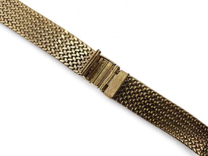 Ladies' watch bracelet in yellow gold 750...