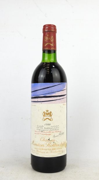 1 bottle Chateau Mouton Rothschild 1980....