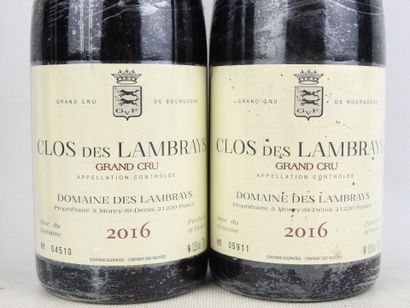2 bottles Clos des Lambrays 