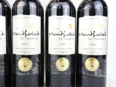 6 Bottles COTE DE BLAYE Gold Le Valentin...