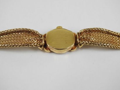 ZENITH. All yellow gold 750/1000th ladies'...