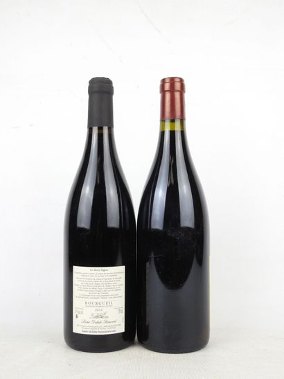 2 bottles Bourgueil Le Mont Sigou Lamé Deslisle...