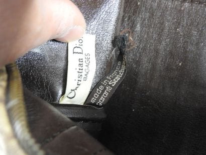 CHRISTIAN DIOR - Paris. Sac de voyage en...