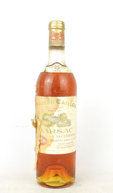 1 bottle Château Caillou Barsac Sauternes...