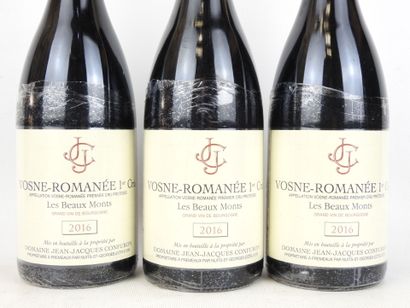3 Bottles VOSNE ROMANEE Les Beaux Monts,...