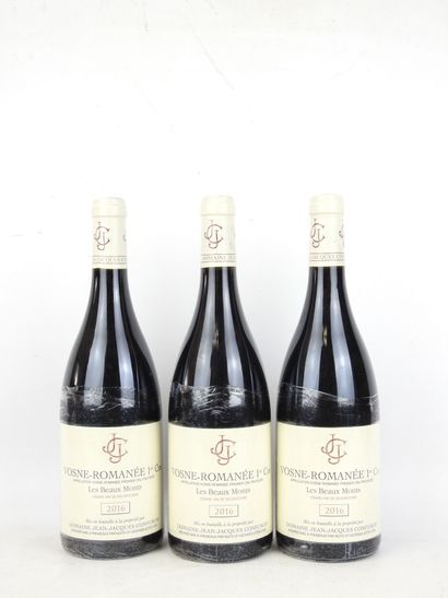 3 Bottles VOSNE ROMANEE Les Beaux Monts,...