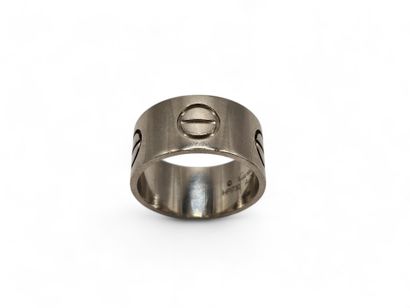 CARTIER.
Ring in 750 thousandths white gold,...