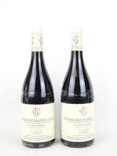 2 Bottles VOSNE ROMANEE Les Beaux Monts,...