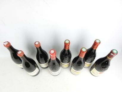 8 bottles including 3 Crozes-Hermitages 2019,...