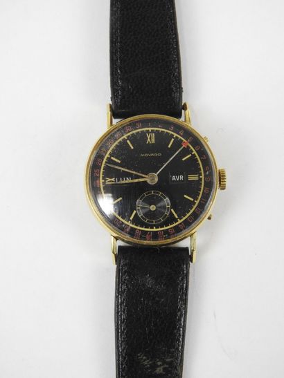 MOVADO: Chronometer watch with round case...