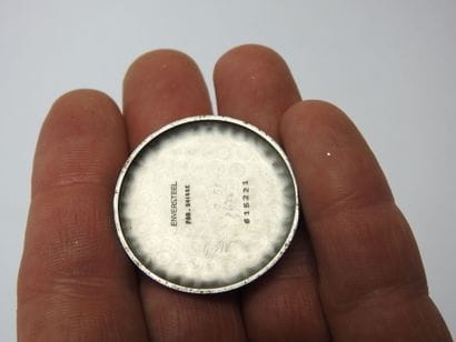 JAEGER: Steel chronometer watch, circa 1950,...