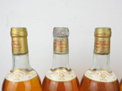 5 bottles Château Caillou Barsac Sauternes...