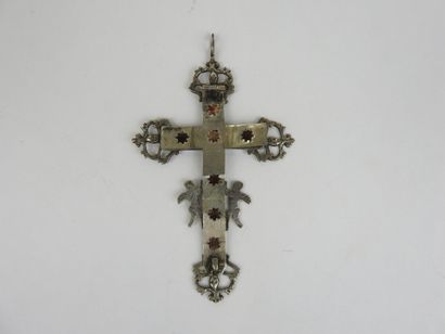 Reliquary cross pendant, very early, 18th...