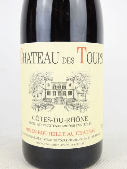 1 bottle Château des Tours Côtes du Rhône...