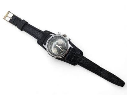 YEMA.
Men's stainless steel chronograph wristwatch,...