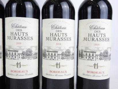 6 bottles Château des Hauts Murasses 201...