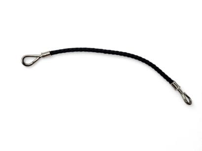 HERMES MADE IN ITALY.
Bracelet in black braided...