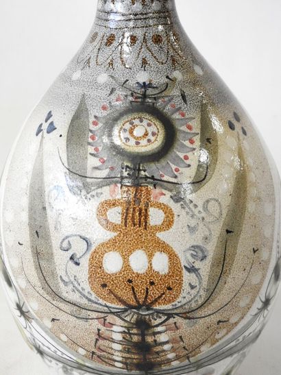 KERALUC - L'HELGUEN signed L'HEL 
Bottle-shaped...