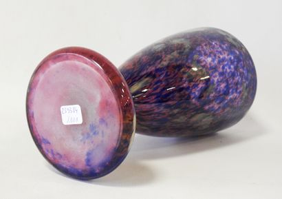Charles SCHNEIDER (1881-1953)
Vase with flattened...