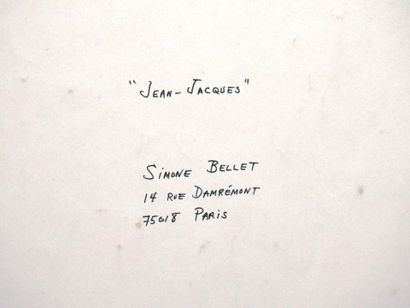 Simone BELLET (1901-1990)
Untitled and Jean-Jacques.
Two...