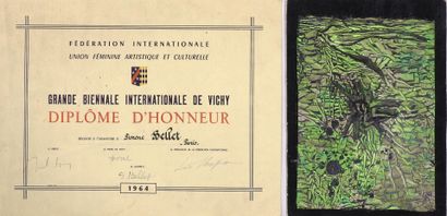 Simone BELLET (1901-1990)
Untitled.
Mixed...