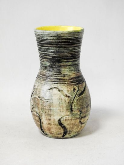 WILLIAM - 20th century
Earthenware ovoid...