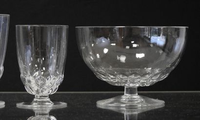 R. LALIQUE
Crystal service set model 