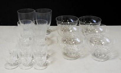 R. LALIQUE
Crystal service set model 