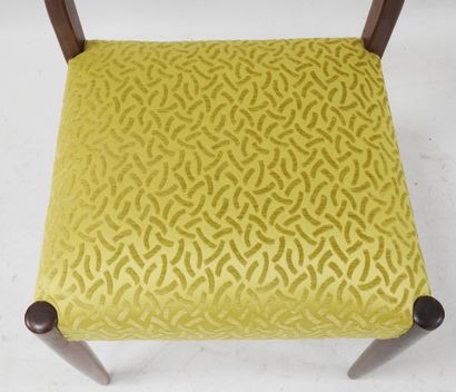 Scandinavian work
Suite of 6 teak chairs...