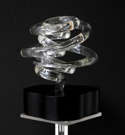 Modern work
Hot-worked translucent glass...