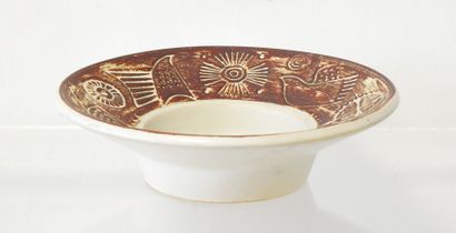 RÖRSTRAND - Sweden
Circular earthenware candle...