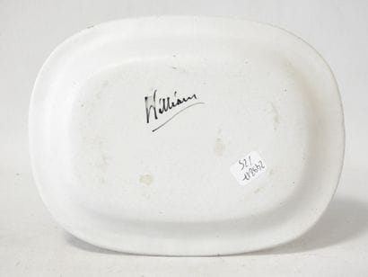 WILLIAM - 20th century
Earthenware ovoid...