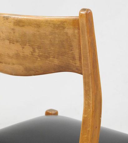 Travail scandinave
Paire de chaises en bois...