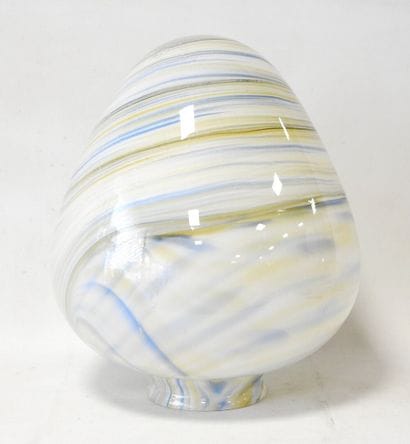 Modern work
Large ovoid blown glass composition...
